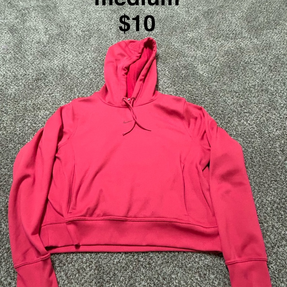 Nike Women's Bright Pink Hoodie